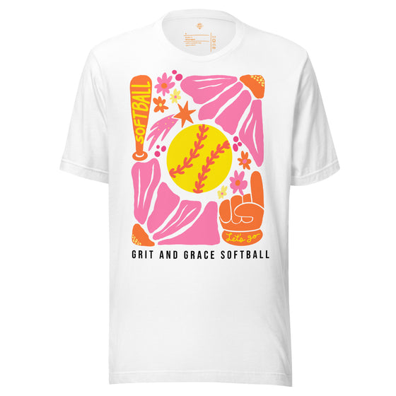 Softball Scribbles Tee
